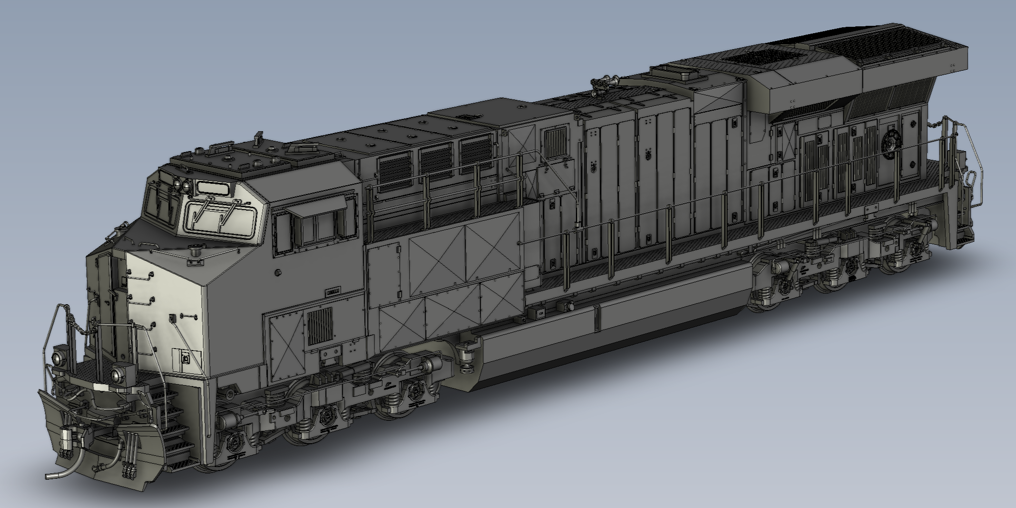 10812 GE ES44AC, NS #8184, "Altoona" Landmark Unit, Paragon4 Sound/DC/DCC, w/ Smoke, HO