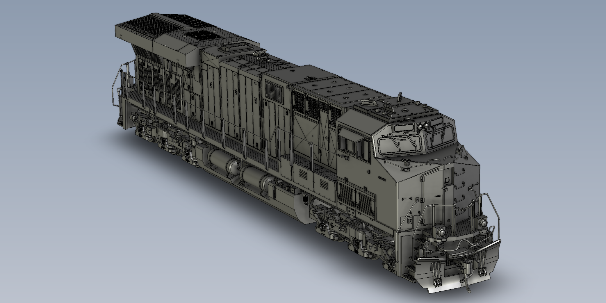 10812 GE ES44AC, NS #8184, "Altoona" Landmark Unit, Paragon4 Sound/DC/DCC, w/ Smoke, HO