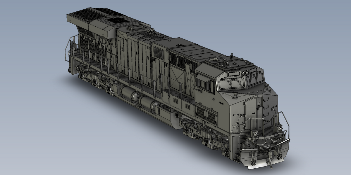 10813 GE ES44AC, NS #8184, "Altoona" Landmark Unit, No-Sound / DCC-Ready, HO