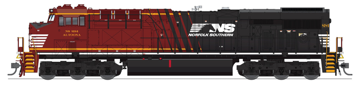 10813 GE ES44AC, NS #8184, "Altoona" Landmark Unit, No-Sound / DCC-Ready, HO
