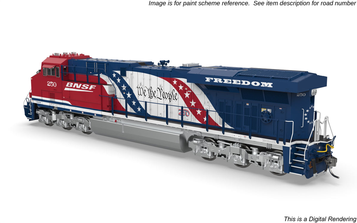 10818 GE ES44AC, BNSF #1776, America250 Series, Paragon4 Sound/DC/DCC, w/ Smoke, HO