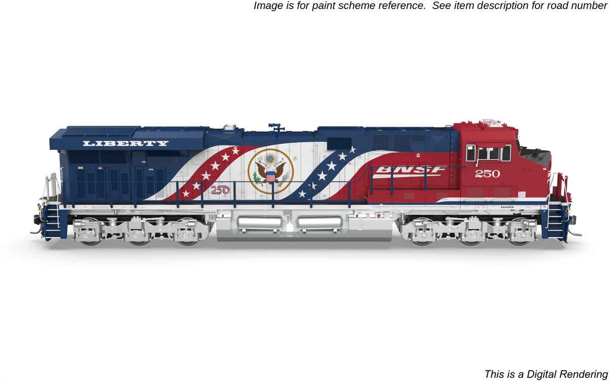 10818 GE ES44AC, BNSF #1776, America250 Series, Paragon4 Sound/DC/DCC, w/ Smoke, HO