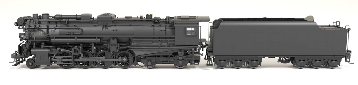9618 Boston & Albany Berkshire, Unlettered, Decal Sheet in Box, Paragon4 Sound/DC/DCC, w/ Smoke, HO