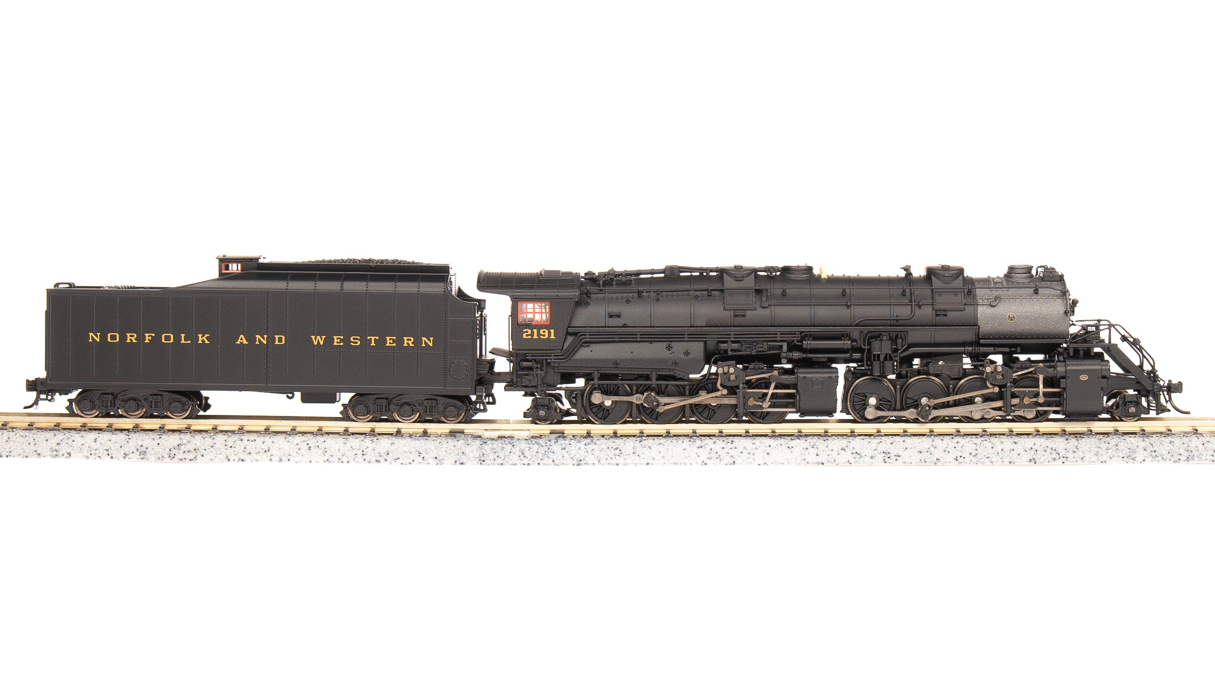 7221 N&W Y6b 2-8-8-2, #2192, 22I tender, Paragon4 Sound/DC/DCC, N