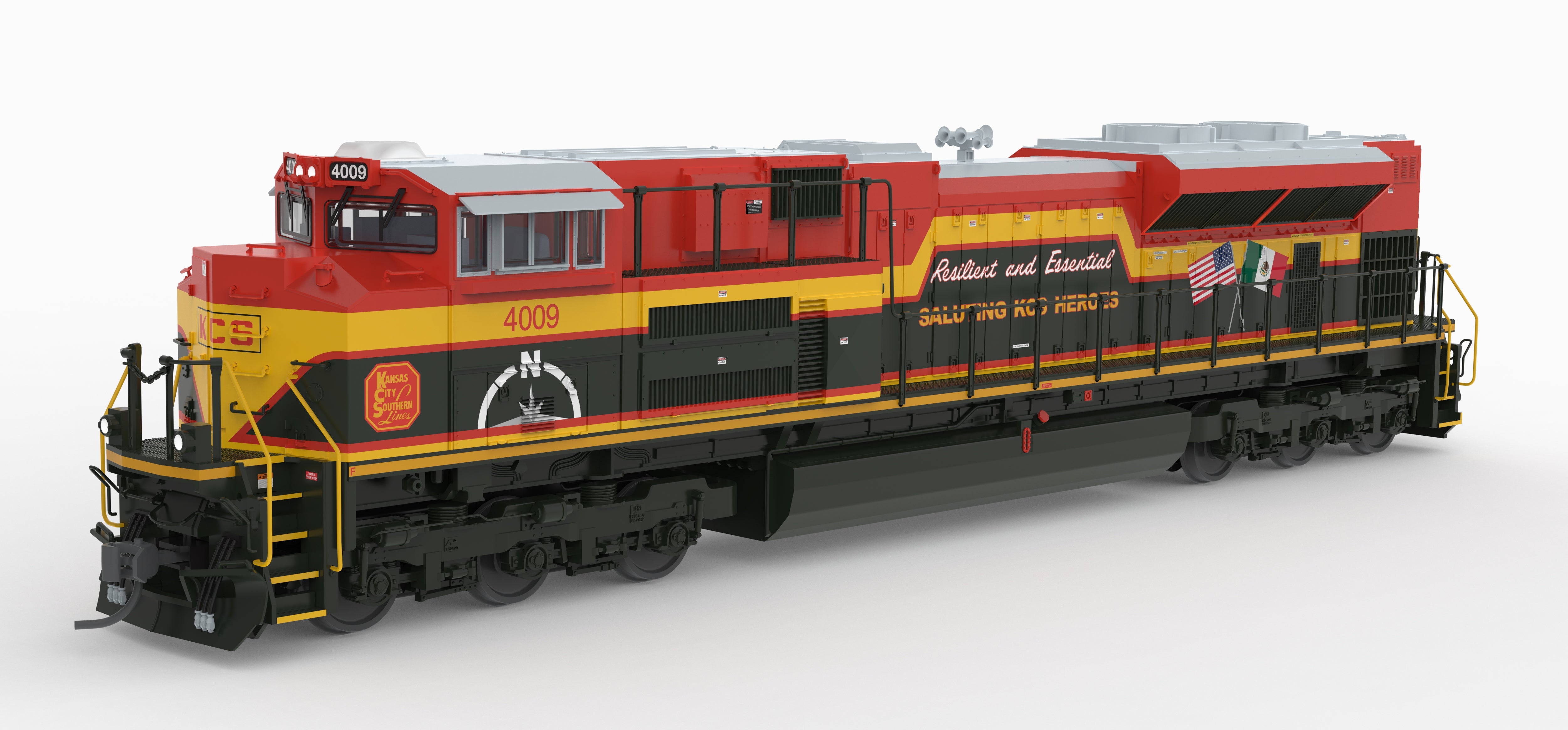 kco 様 10434 EMD SD70ACe, KCS 4009, 