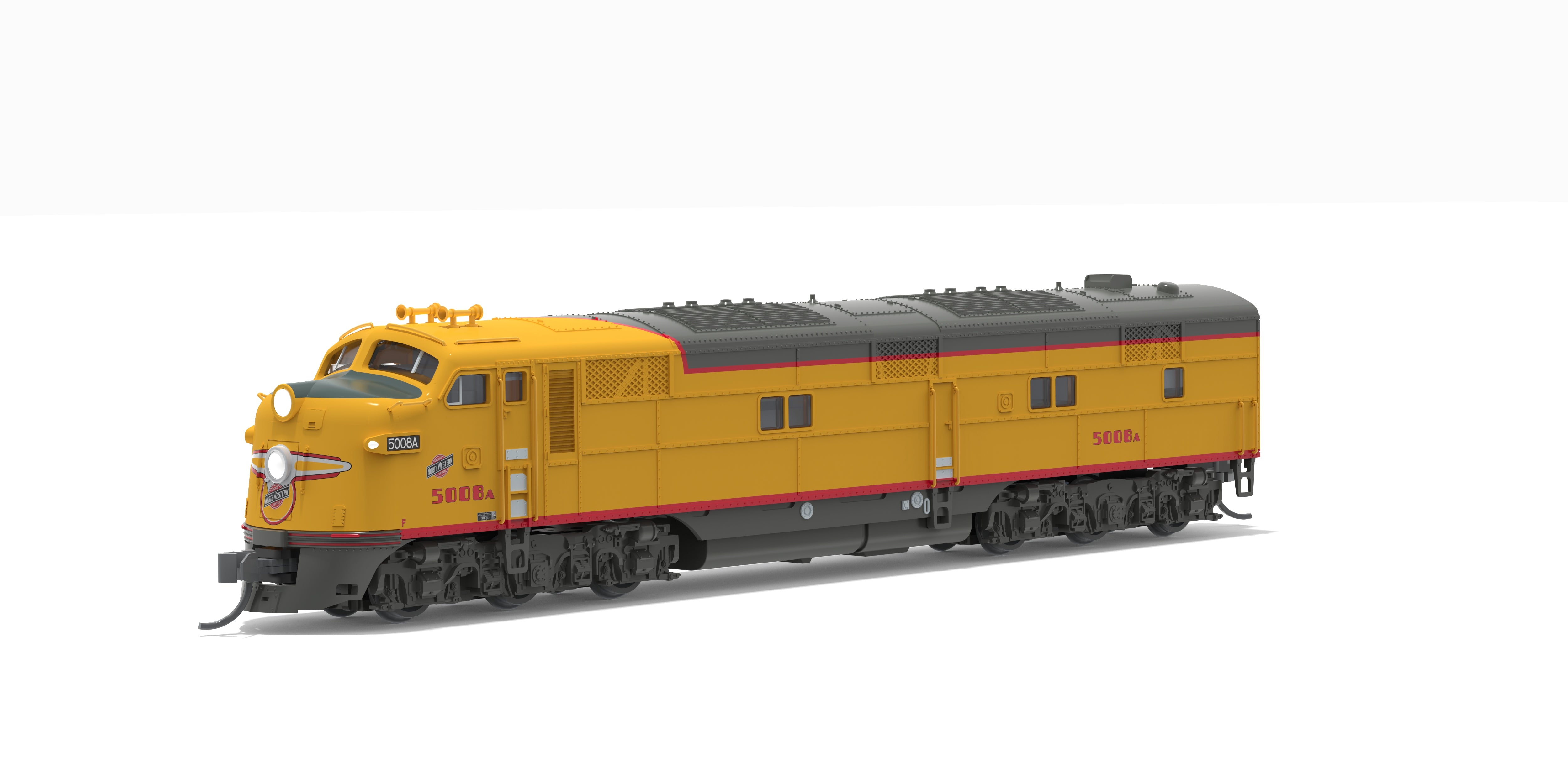 10265 EMD E7A, C&NW 5008B, Streamliner Scheme, No-Sound / DCC-Ready, N (Pioneer Trains Exclusive)