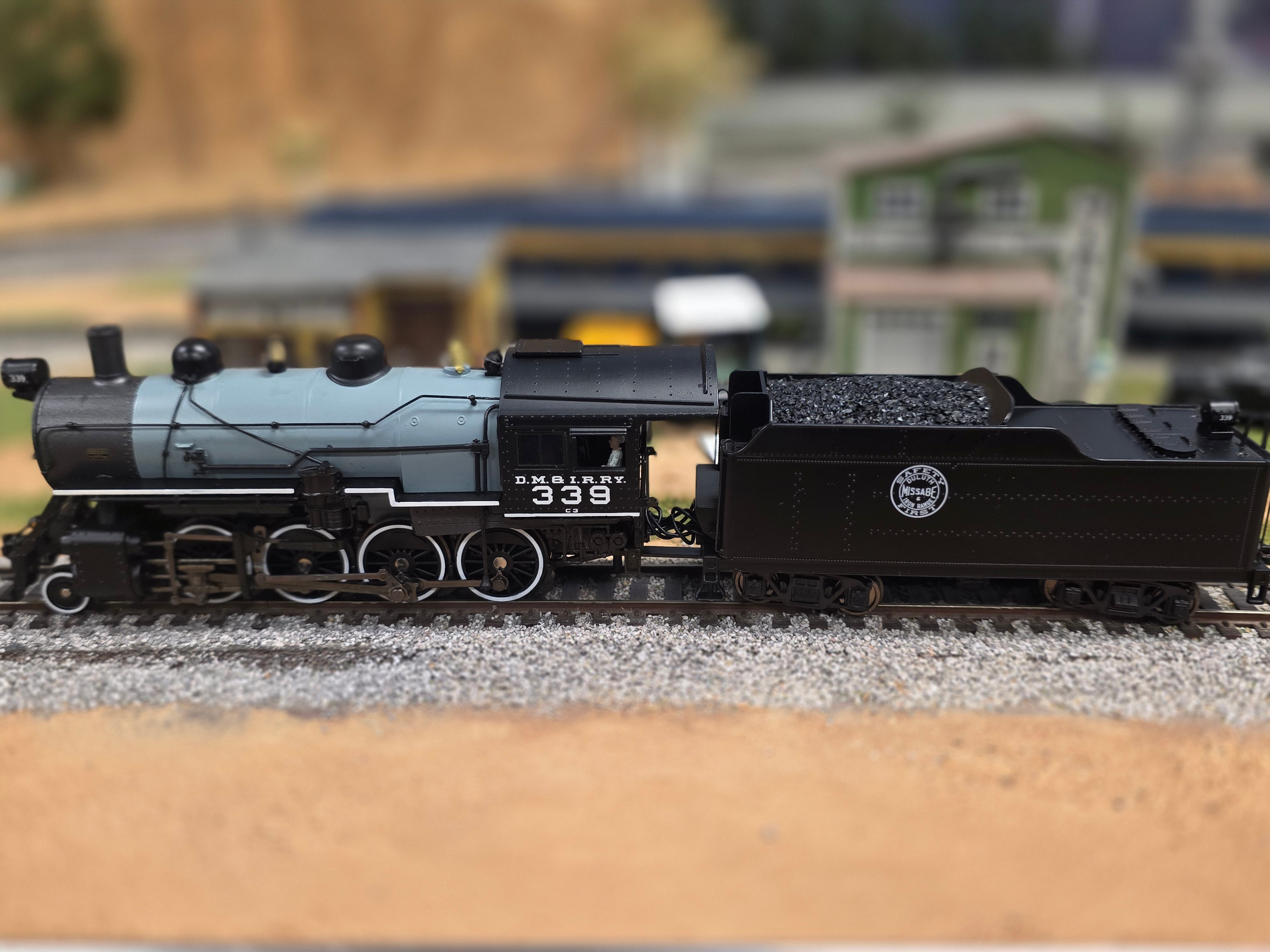 REFURBISHED R6344 2-8-0 Consolidation, DM&IR #339, Gray Boiler, Paragon3 Sound/DC/DCC, Smoke, HO