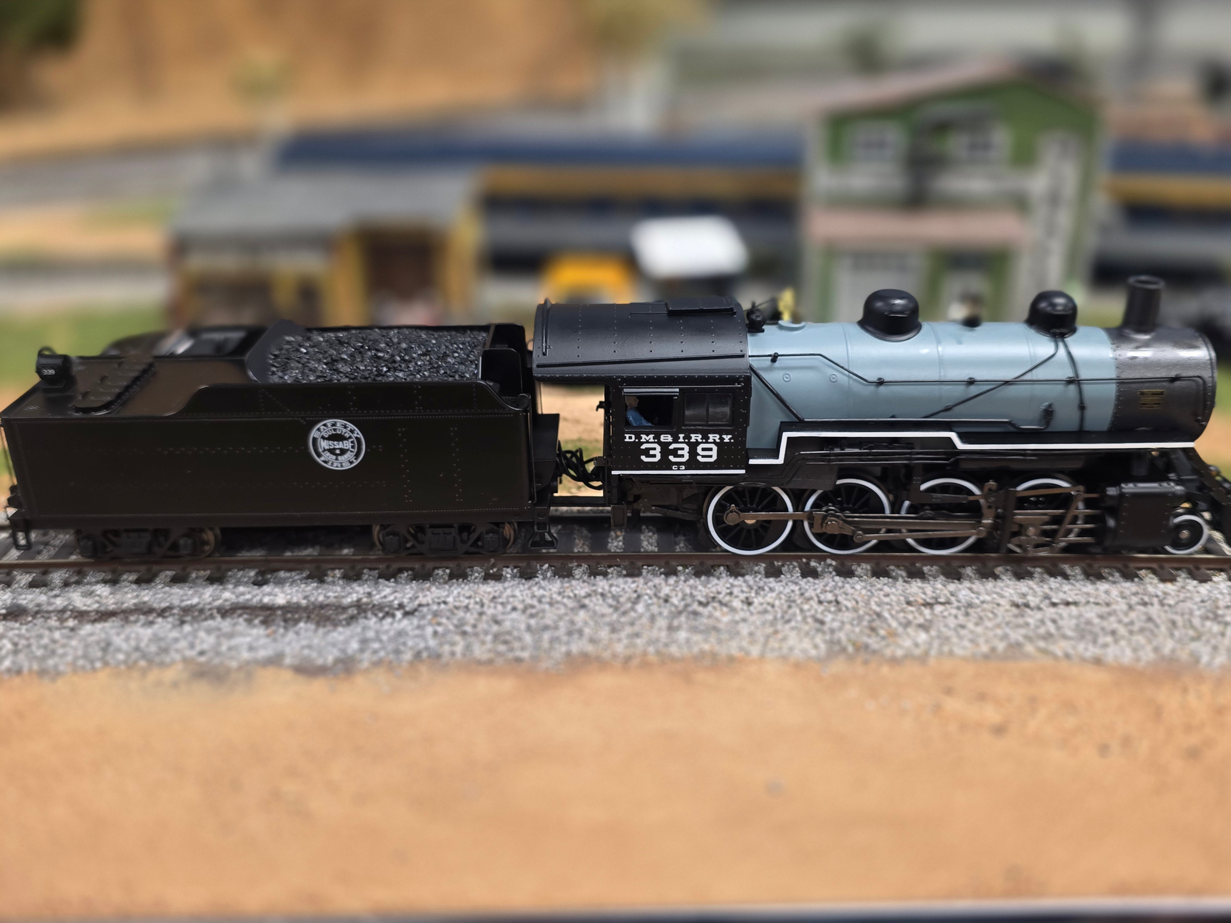 REFURBISHED R6344 2-8-0 Consolidation, DM&IR #339, Gray Boiler, Paragon3 Sound/DC/DCC, Smoke, HO