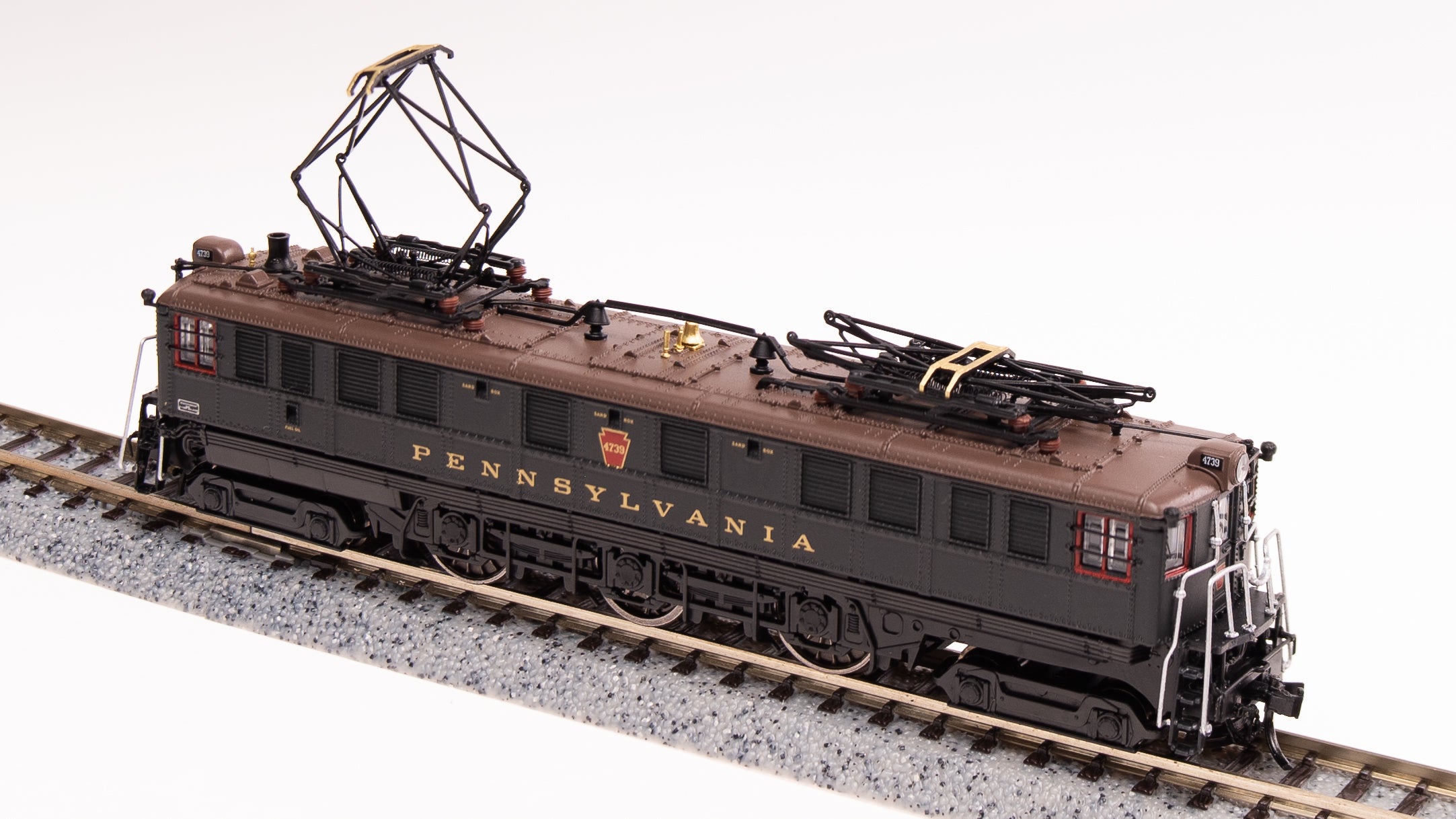 3950 PRR P5a Boxcab, #4739, 1930's Passenger Type, DGLE, Brown Roof, G