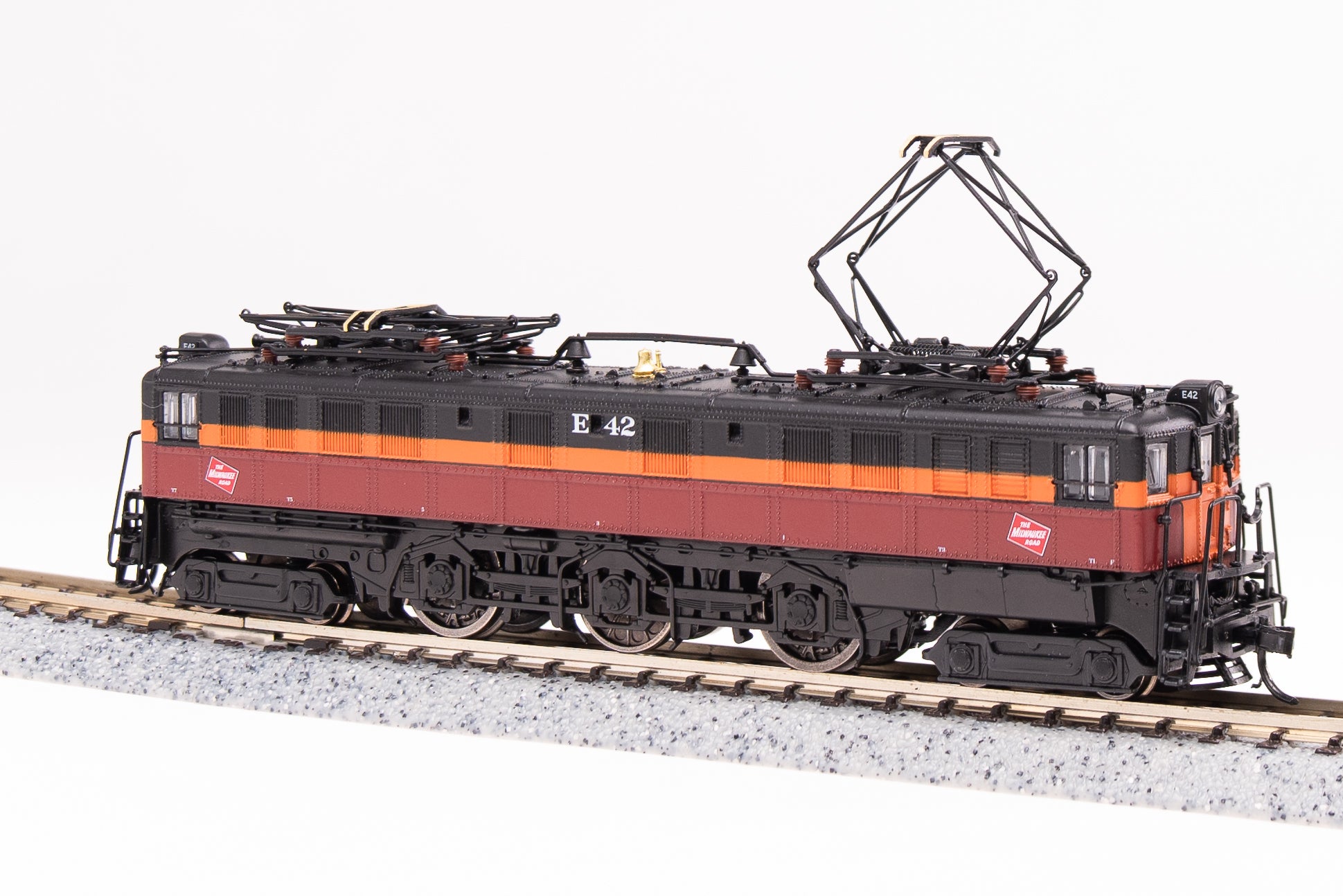 3967 P5a Boxcab, Milwaukee Road #E42, Maroon & Orange, Paragon4 Sound/DC/DCC, N (Fantasy Paint Scheme) Default Title