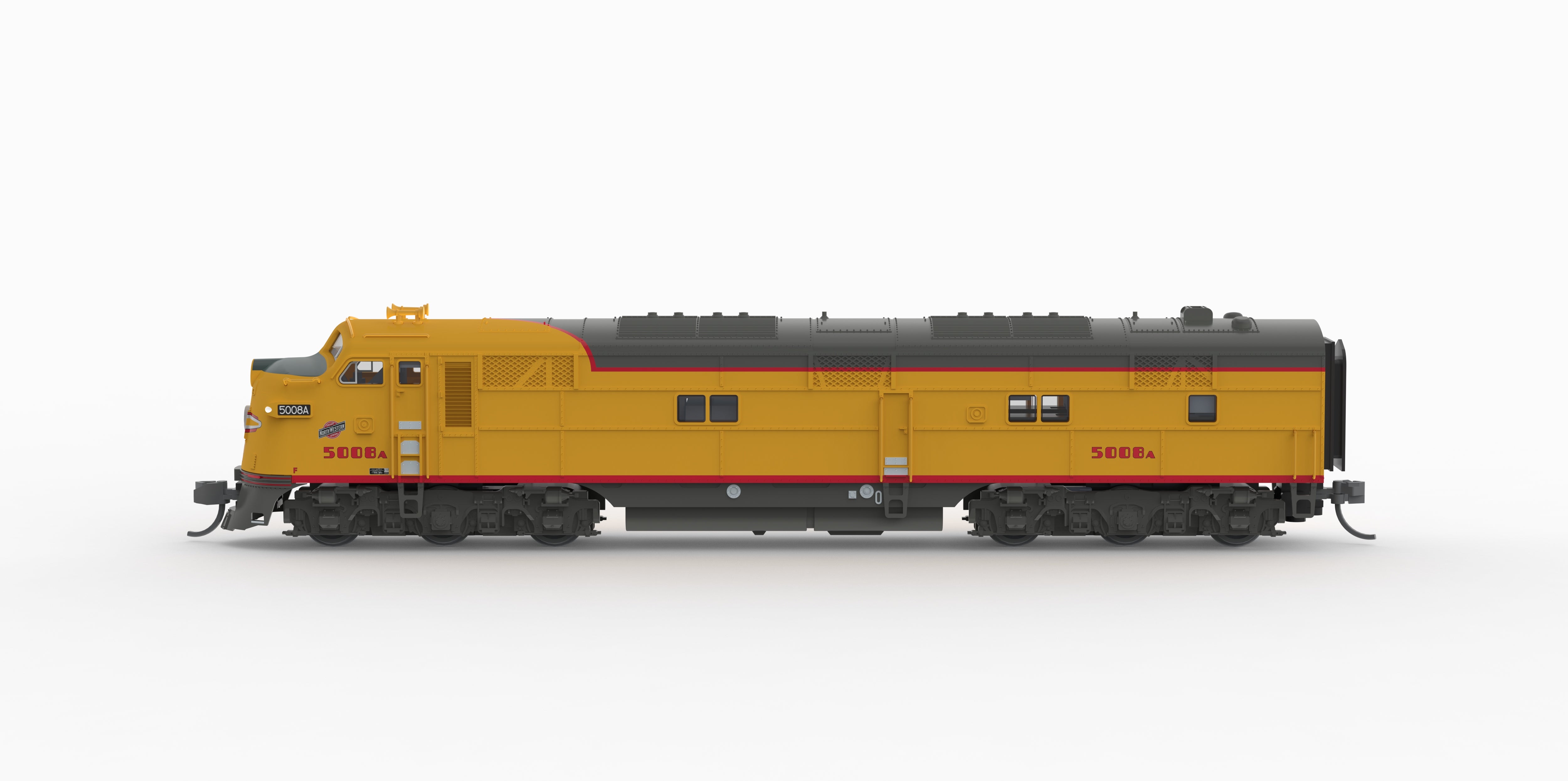 10262 EMD E7A, C&NW 5008A, Streamliner Scheme, Paragon4 Sound/DC/DCC, N (Pioneer Trains Exclusive)