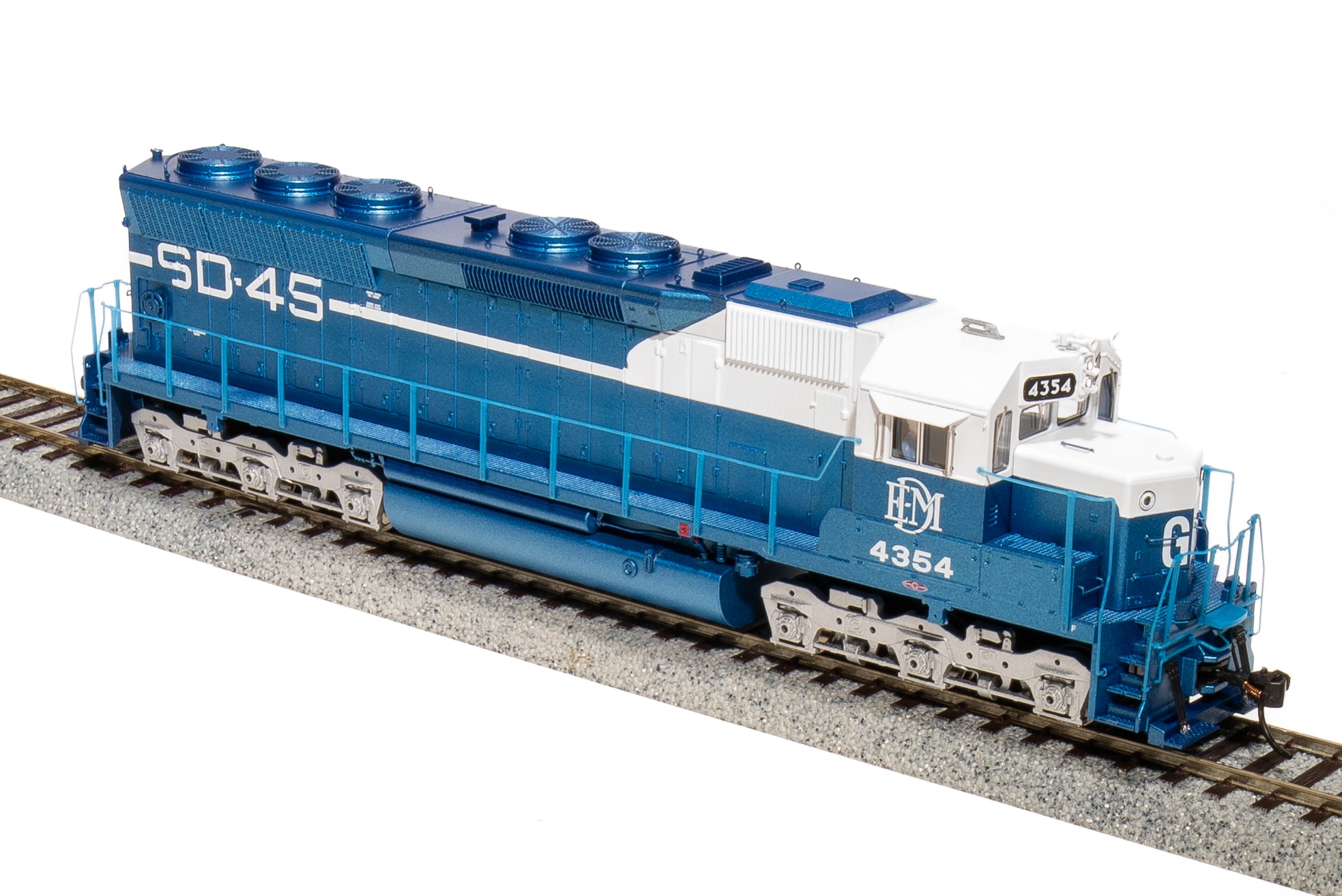 4286 EMD SD45, EMD Demo #4354, Blue & White, Paragon4 Sound/DC/DCC, HO