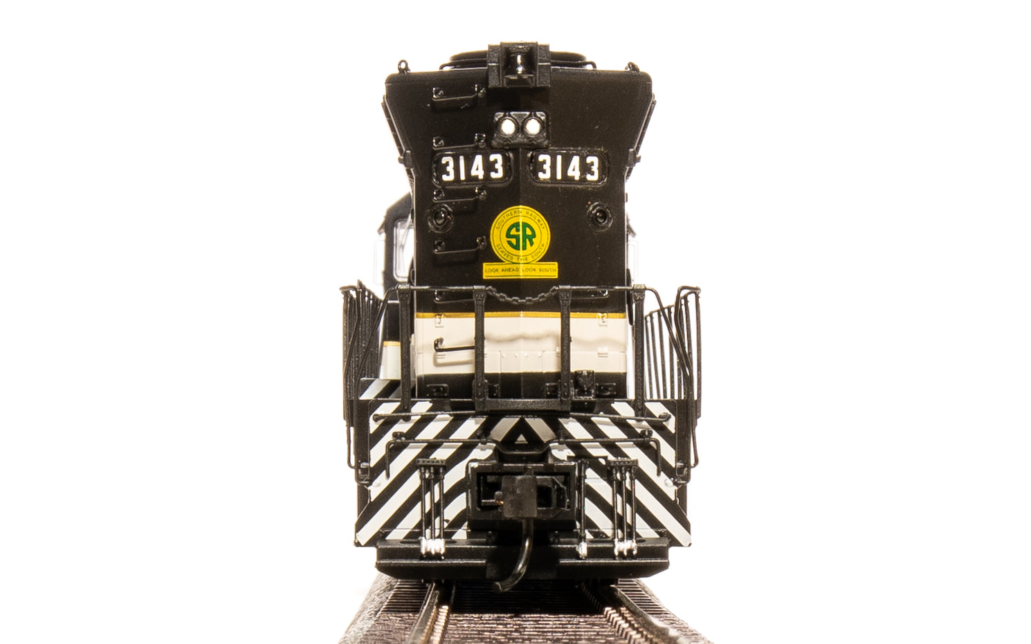 4292 EMD SD45, SOU #3143, Black, White, Gold Scheme, Paragon4 Sound/DC/DCC, HO (High Hood)