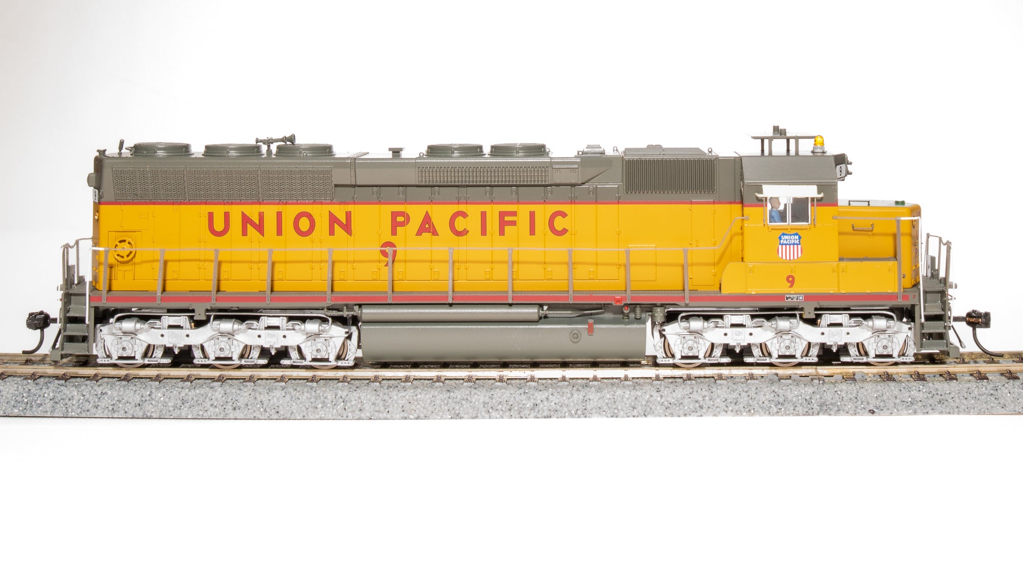 4295 EMD SD45, UP #9, Yellow & Gray, Paragon4 Sound/DC/DCC, HO