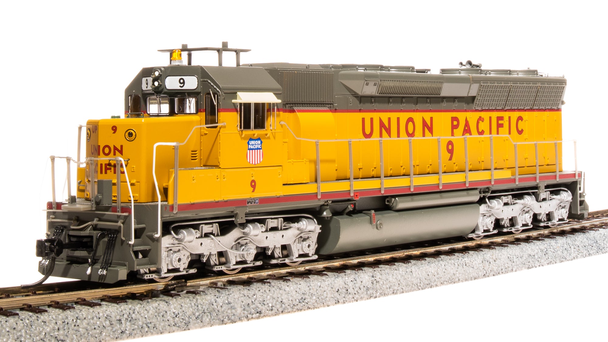 4295 EMD SD45, UP #9, Yellow & Gray, Paragon4 Sound/DC/DCC, HO