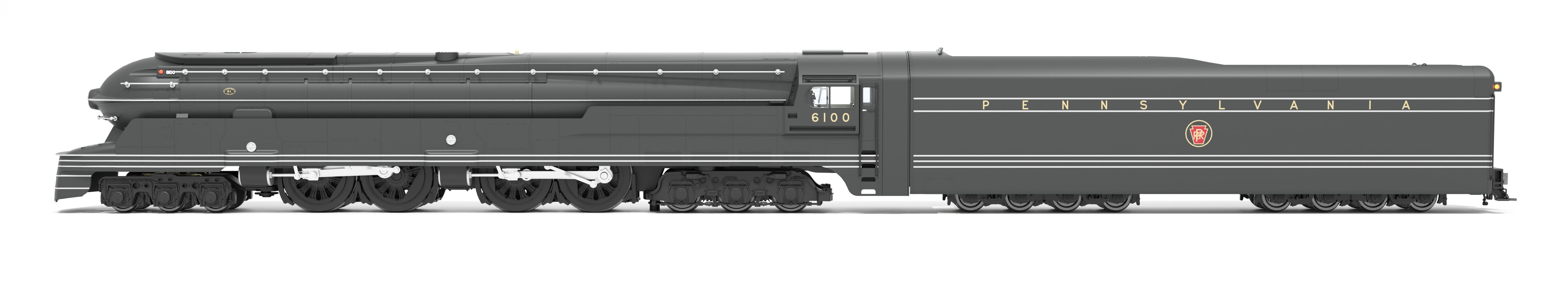 4375 PRR S1 6-4-4-6 Duplex, #6100, Paragon4 Sound/DC/DCC, Smoke, HO