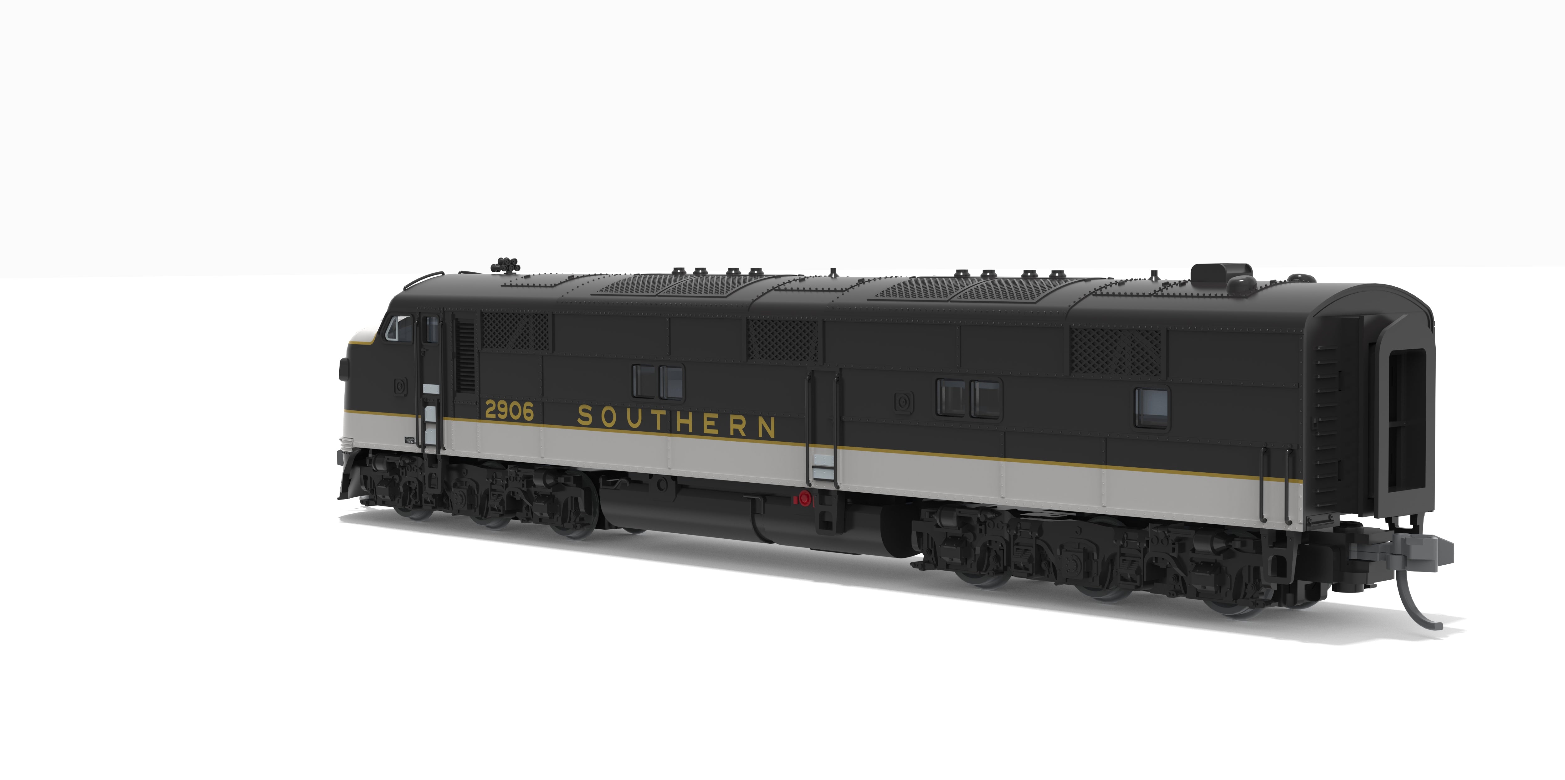 10232 EMD E7A, SOU 2906, Black Tuxedo Scheme, Paragon4 Sound/DC/DCC, N