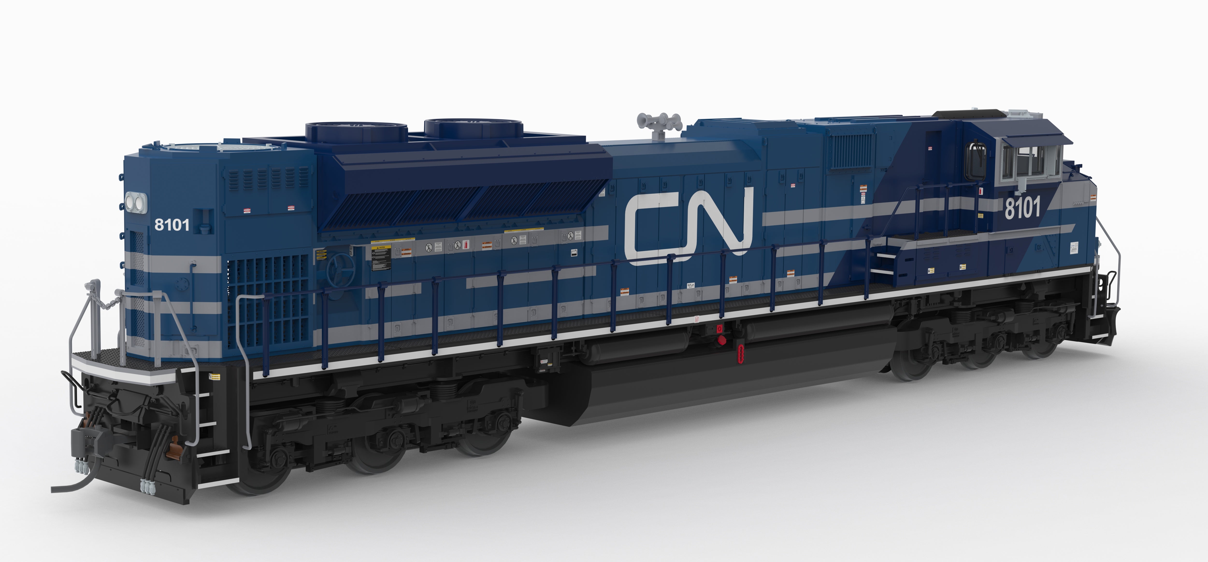 10425 EMD SD70ACe, CN 8101, Blue & White, Paragon4 Sound/DC/DCC, HO