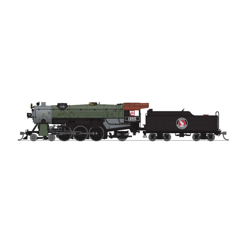 REFURBISHED R6227 Heavy Pacific 4-6-2,GN #1355, Paragon3 Sound/DC/DCC, N (NP)