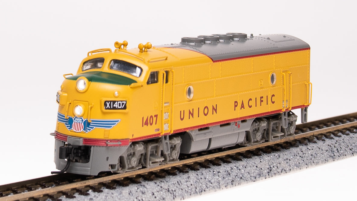6851 EMD F3A, UP 1407, Yellow & Gray As-Delivered, Paragon4 Sound/DC/DCC, N Default Title