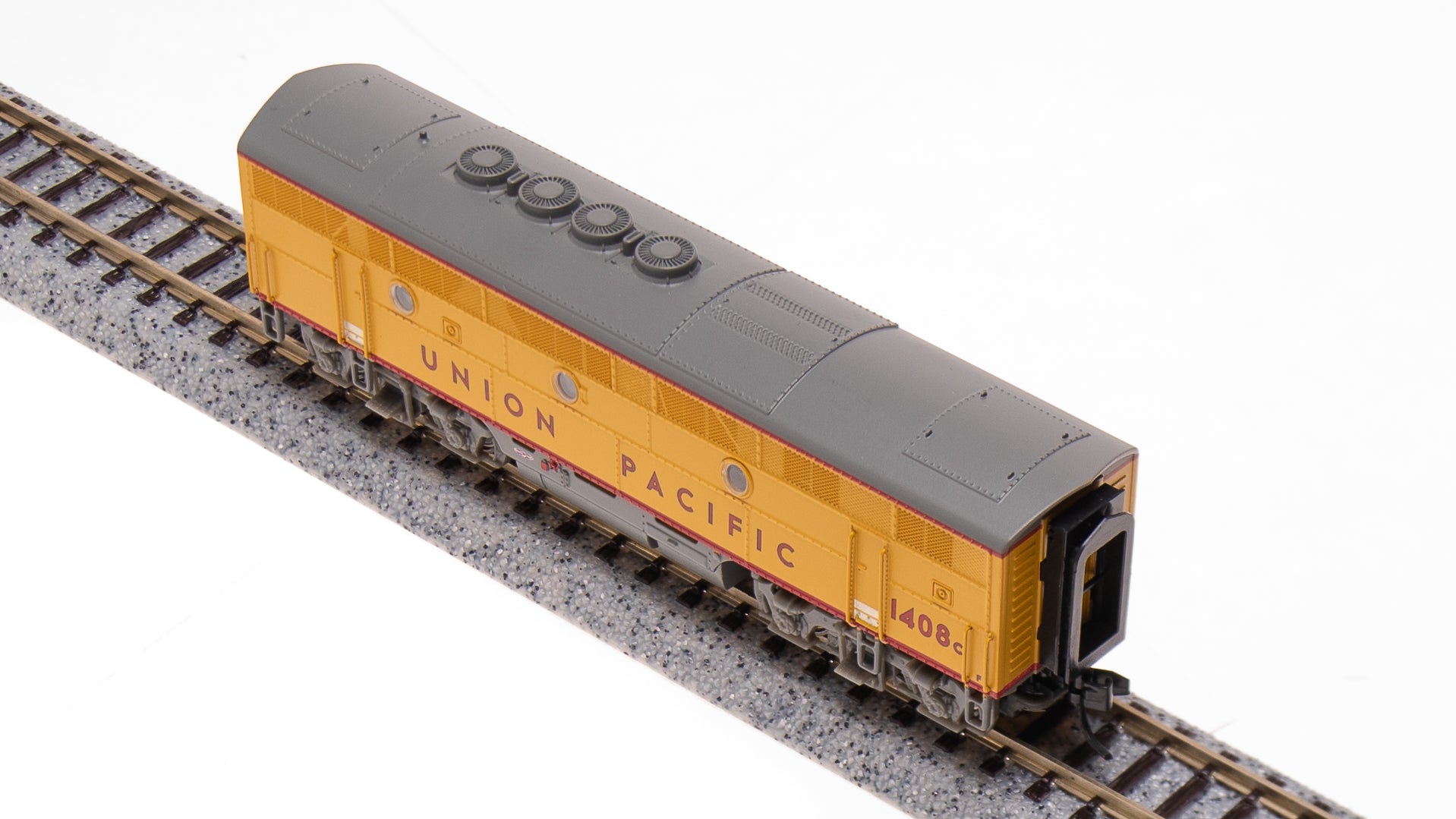 6852 EMD F3B, UP 1408C, Yellow & Gray As-Delivered, Paragon4 Sound/DC/DCC, N Default Title