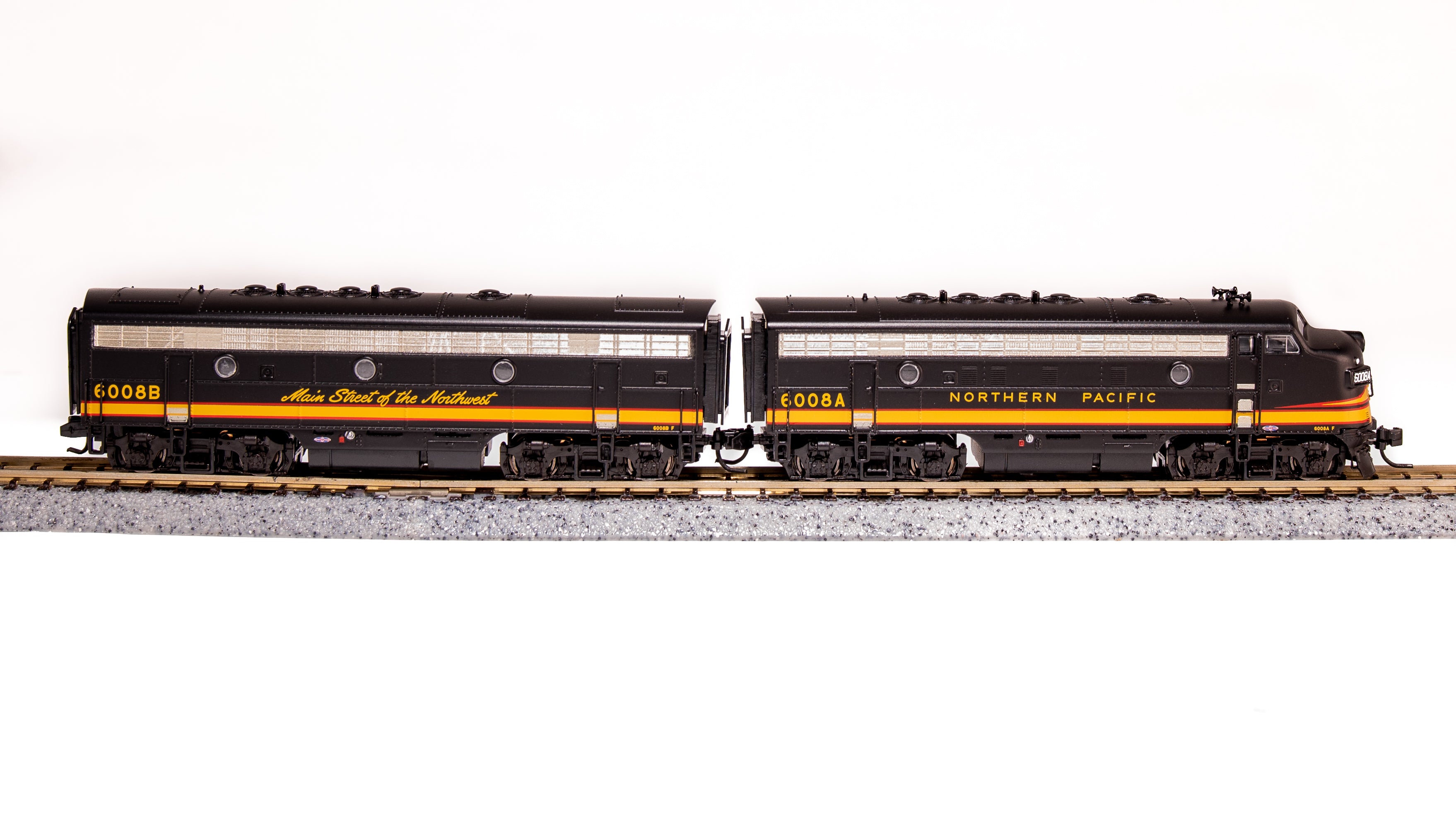 6865 EMD F7 A/B, NP 6008A/6008B, Freight Scheme, A-unit Paragon4 Sound/DC/DCC, Unpowered B, N Default Title