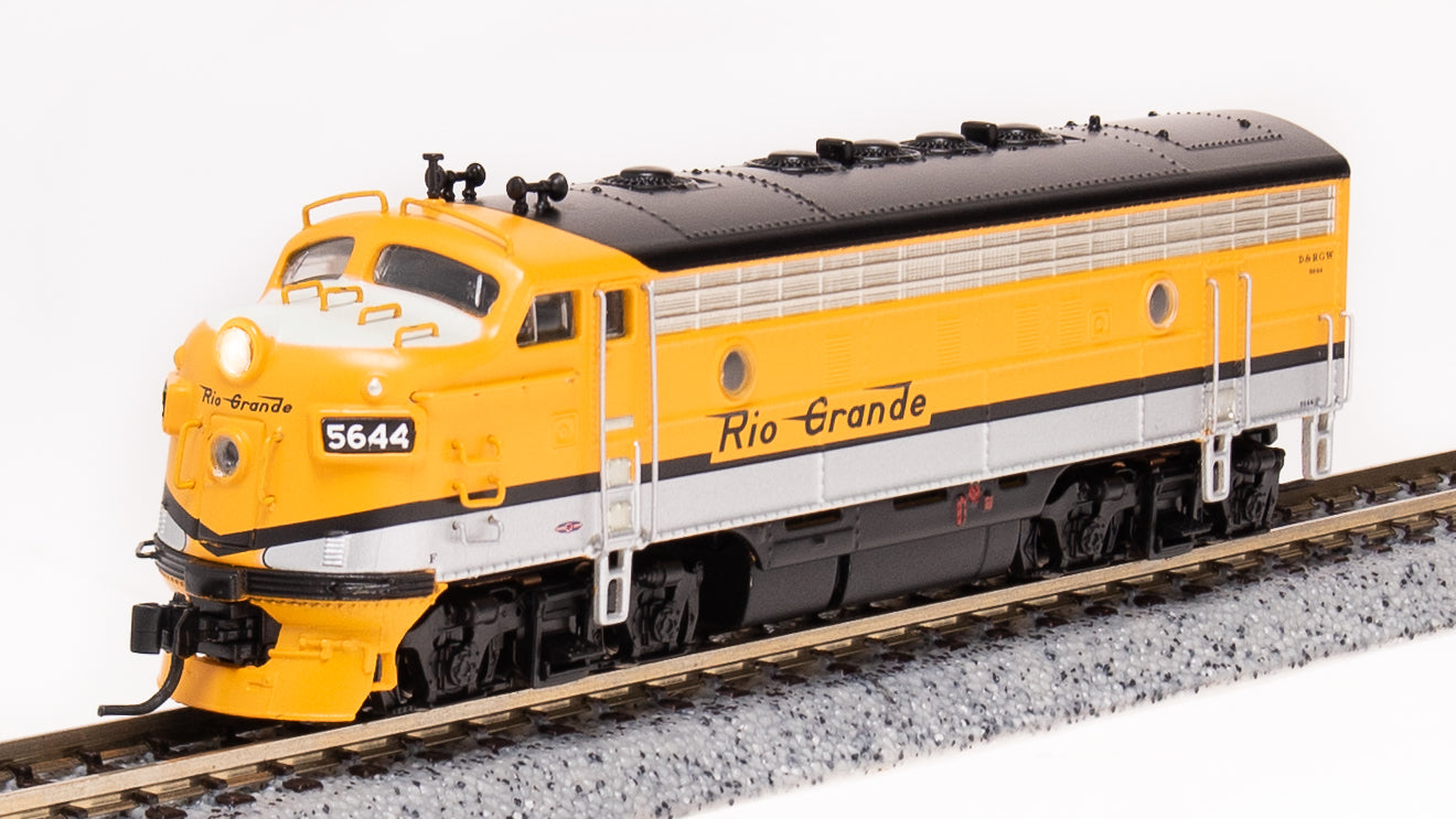 6873 EMD F7A, DRGW 5644, Single Stripe Scheme, Paragon4 Sound/DC/DCC, N