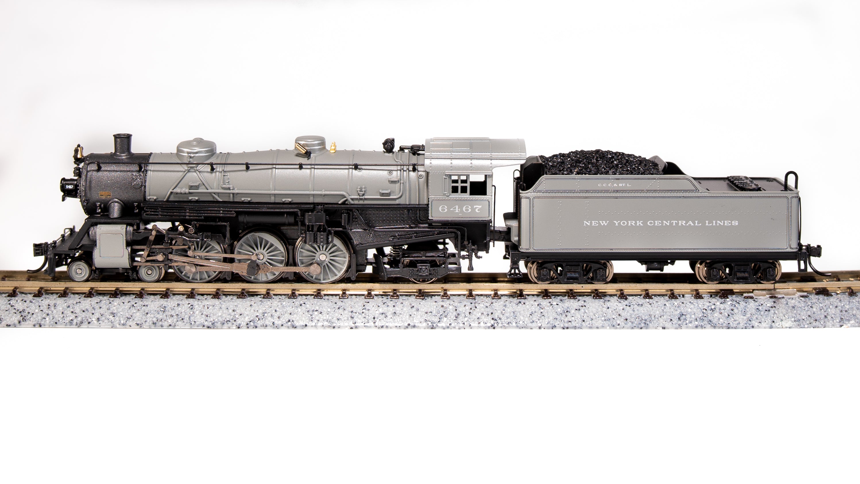 6948 Light Pacific 4-6-2, NYC 6467, "Battleship Gray", Paragon4 Sound/DC/DCC, N Default Title