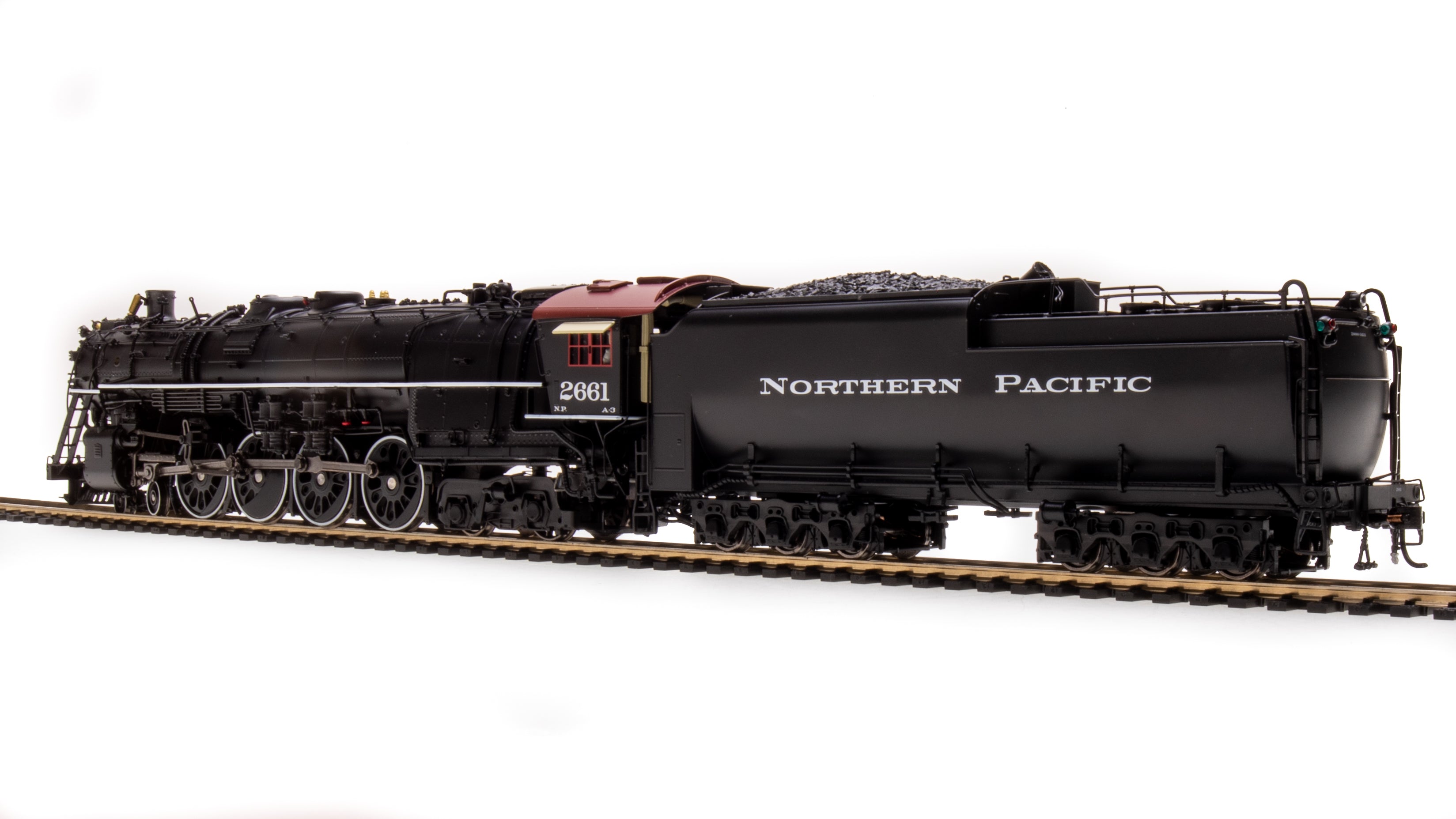 6960 Northern Pacific A-3 4-8-4, #2661, Pre-1947, Black Boiler, Paragon4 Sound/DC/DCC, Smoke, HO