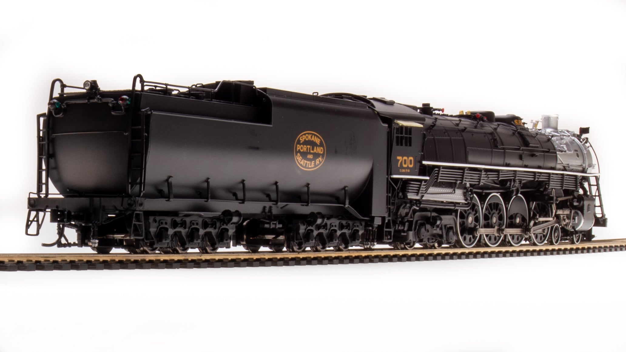 6966 SP&S E-1 4-8-4, #700, Excursion Version (1990-2004,) w/ High Numberboards, Paragon4 Sound/DC/DCC, Smoke, HO