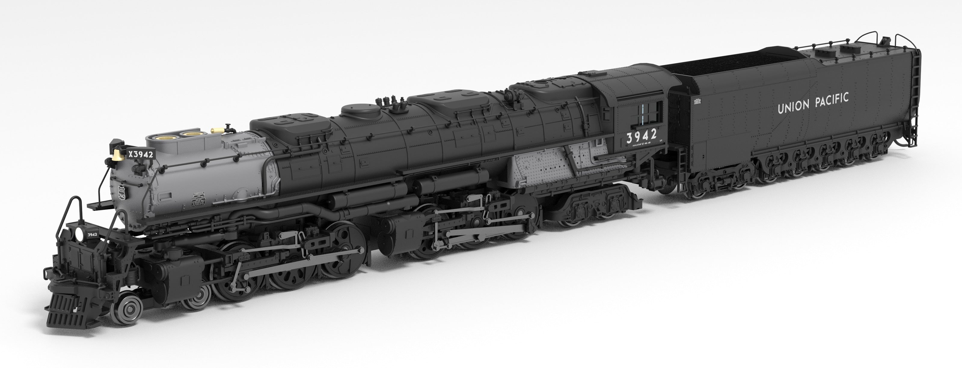 REFURBISHED R6981 UP Challenger 4-6-6-4, #3954, Black & Graphite, Coal Tender, Paragon4 Sound/DC/DCC, Smoke, N