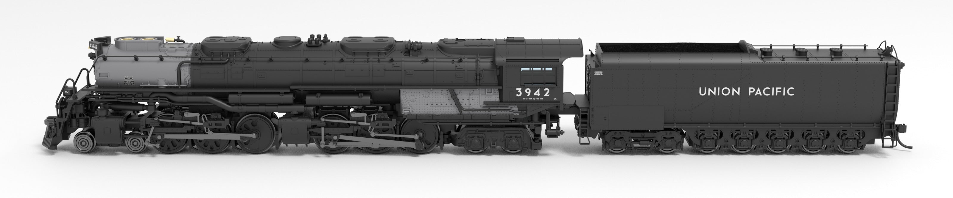 REFURBISHED R6981 UP Challenger 4-6-6-4, #3954, Black & Graphite, Coal Tender, Paragon4 Sound/DC/DCC, Smoke, N