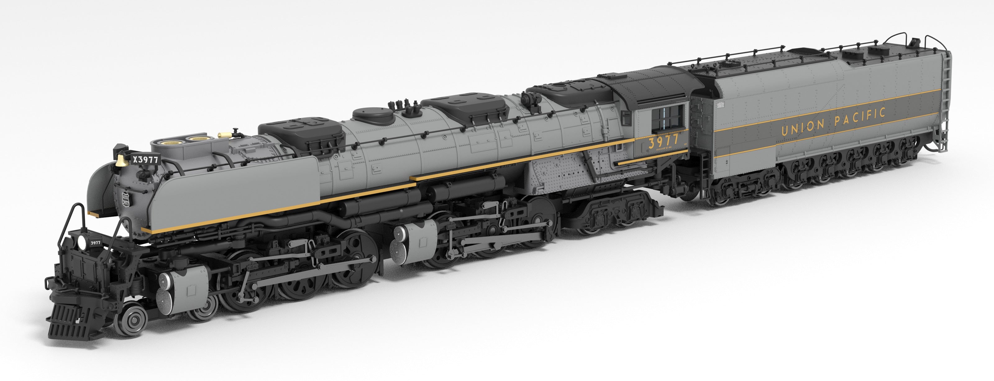 6985 UP Challenger 4-6-6-4, #3977, Museum Version, Two-tone Gray, Oil