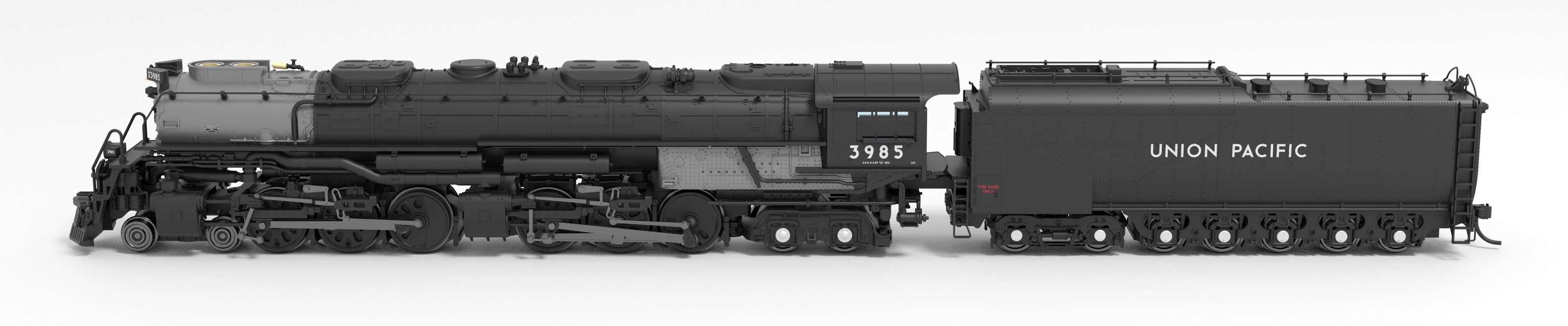 REFURBISHED R6986 UP Challenger 4-6-6-4, #3985 Excursion Locomotive, Oil Tender, Black & Graphite, Paragon4 Sound/DC/DCC, Smoke, N