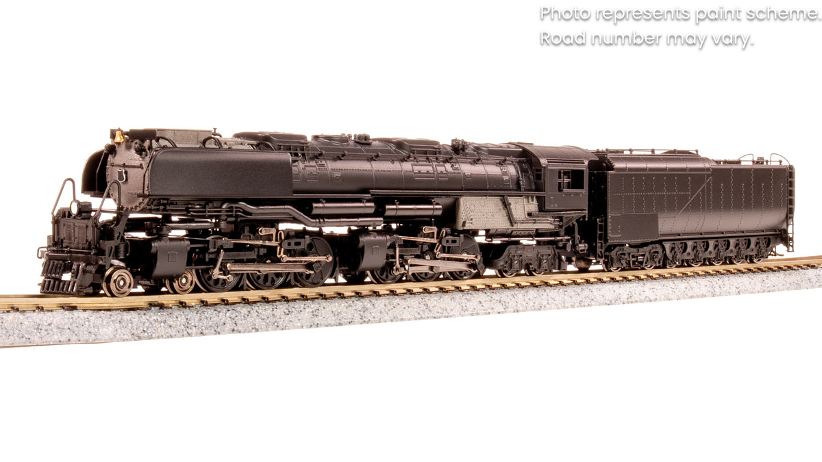 6992 UP Challenger 4-6-6-4, Unlettered, Black & Graphite, Oil Tender,