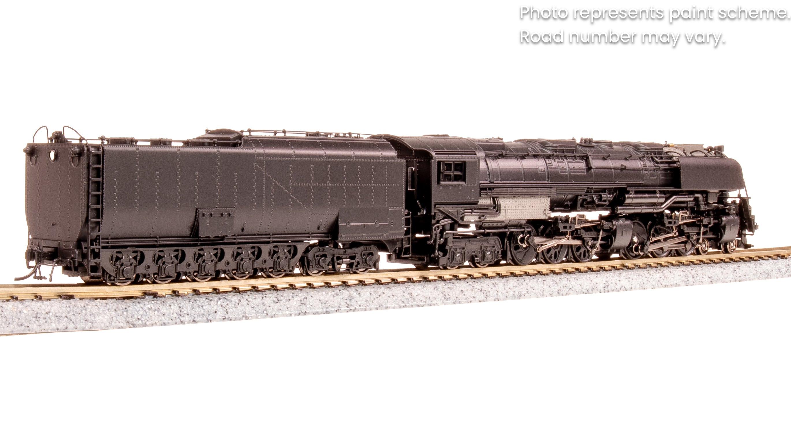 6992 UP Challenger 4-6-6-4, Unlettered, Black & Graphite, Oil Tender, w/ Wind Wings, Paragon4 Sound/DC/DCC, Smoke, N