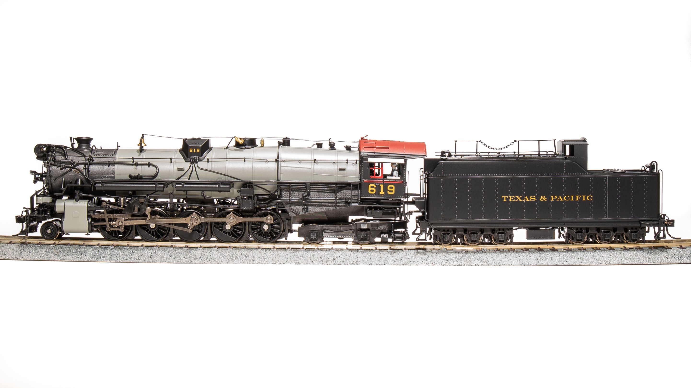 7243 T&P 2-10-4, #619, In-Service Appearance, Paragon4 Sound/DC/DCC, HO