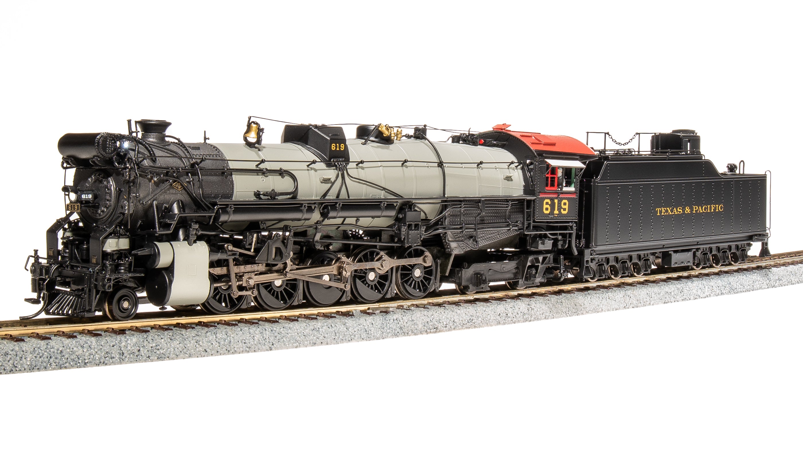 7243 T&P 2-10-4, #619, In-Service Appearance, Paragon4 Sound/DC/DCC, HO