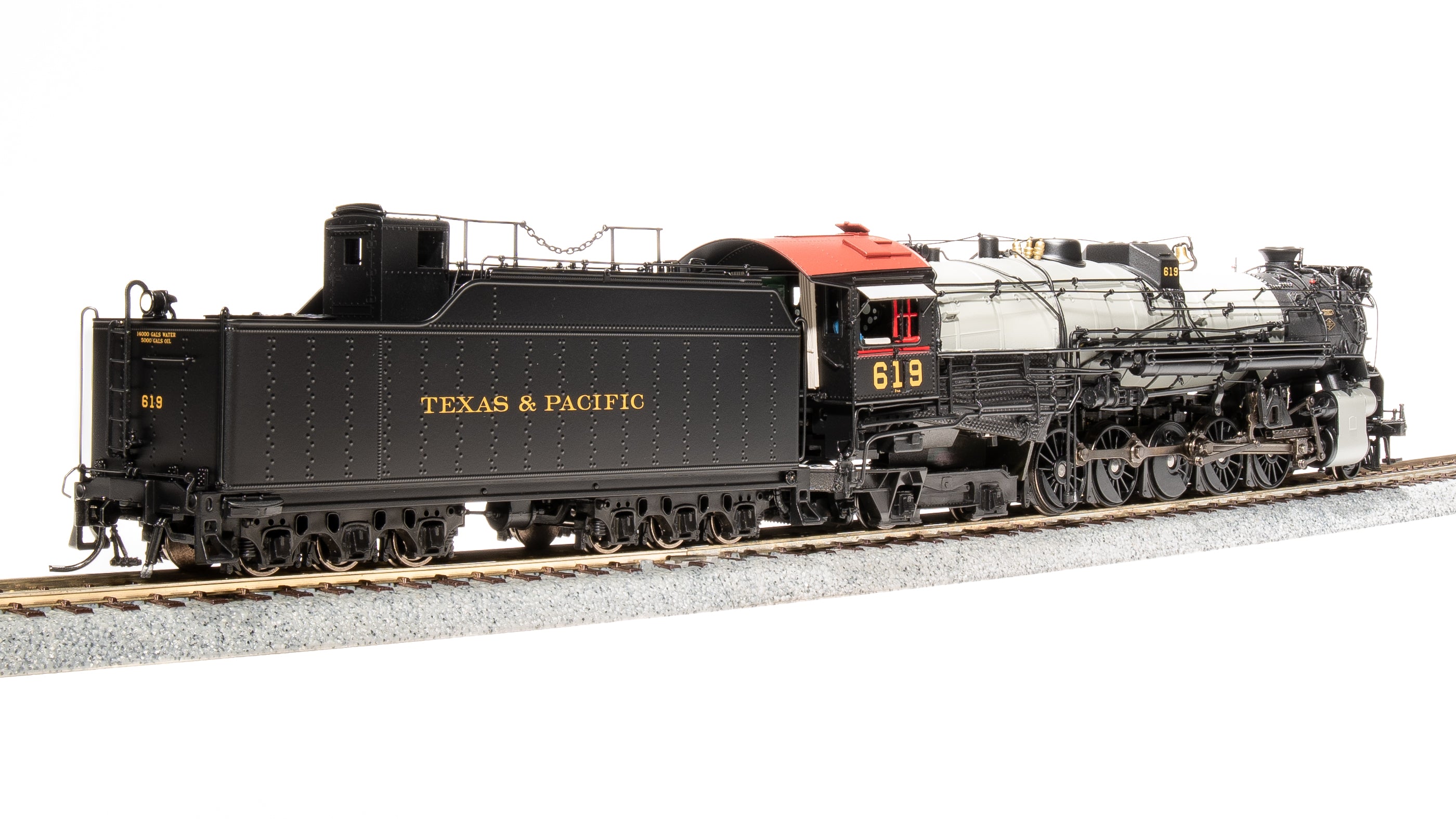 7243 T&P 2-10-4, #619, In-Service Appearance, Paragon4 Sound/DC/DCC, HO