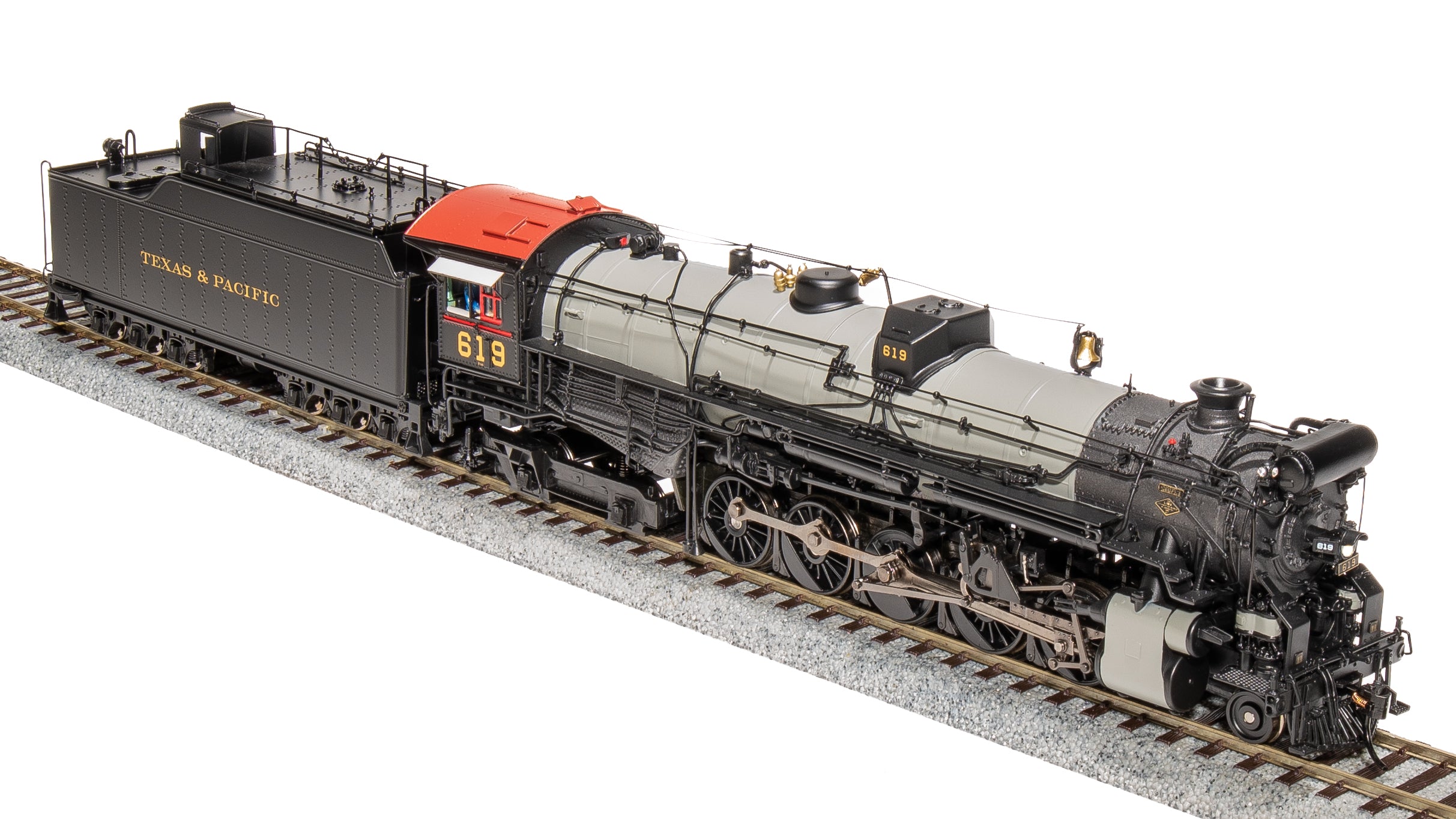 7243 T&P 2-10-4, #619, In-Service Appearance, Paragon4 Sound/DC/DCC, HO