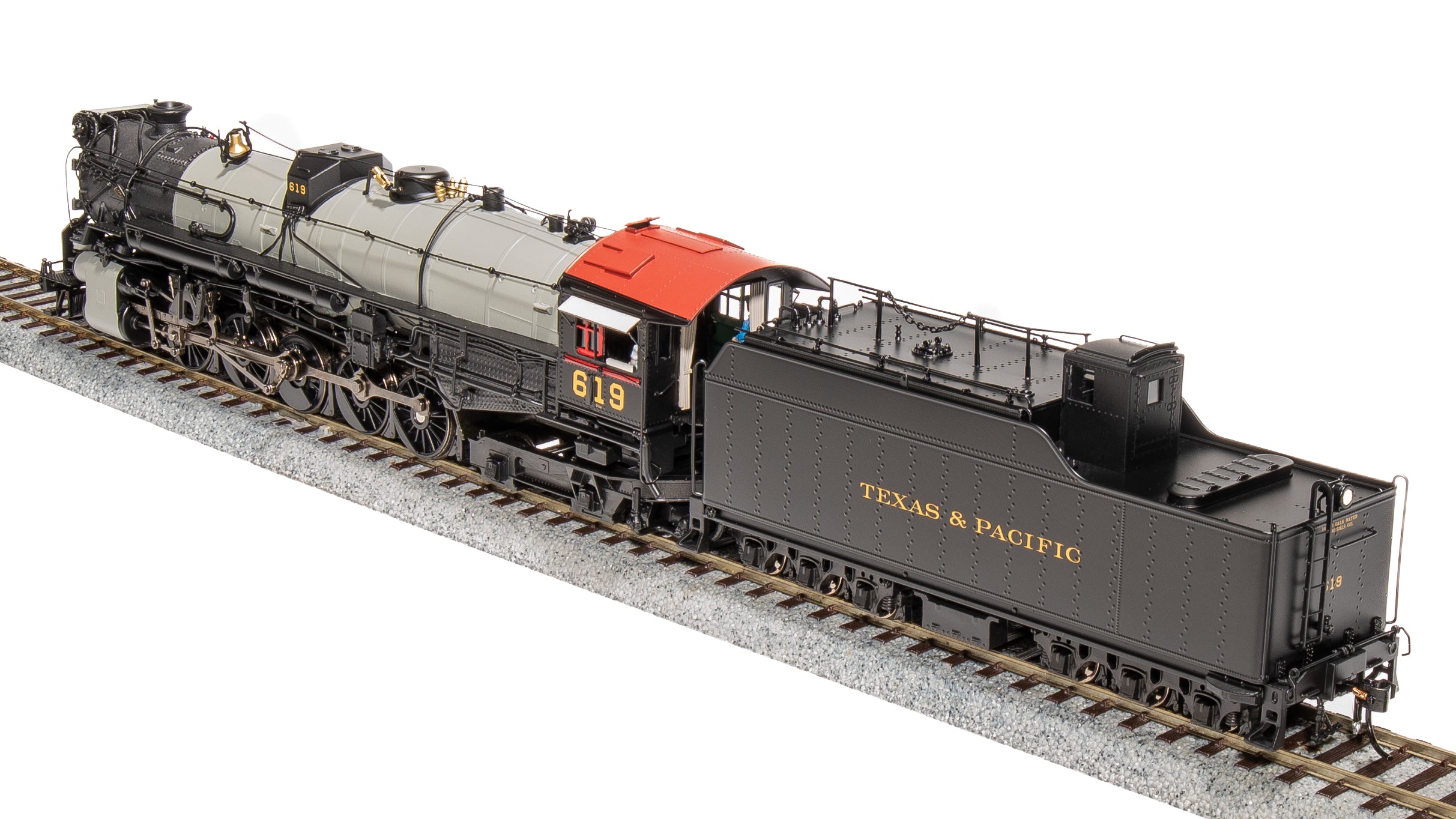 7243 T&P 2-10-4, #619, In-Service Appearance, Paragon4 Sound/DC/DCC, HO