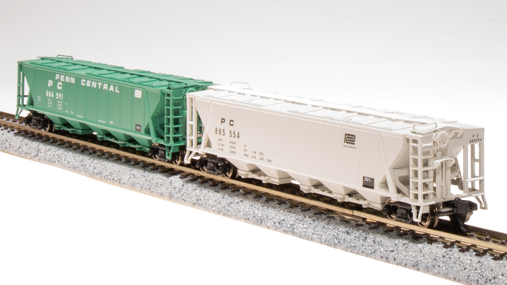 7257 H32 Covered Hopper, Penn Central, Variety 2-pack, N Scale Default Title
