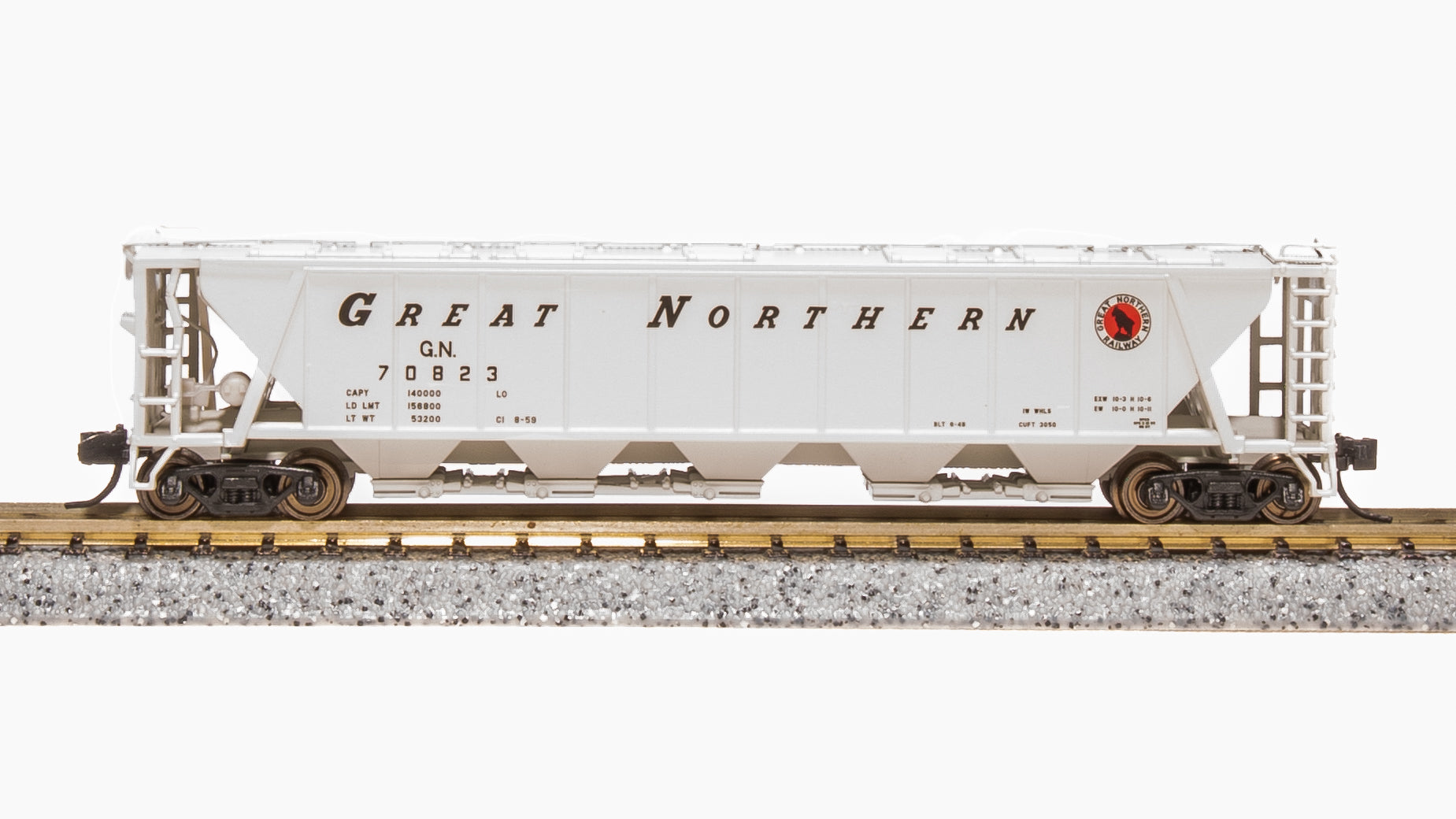 7261 H32 Covered Hopper, GN, Variety 2-pack, N Scale (Fantasy Paint Scheme) Default Title