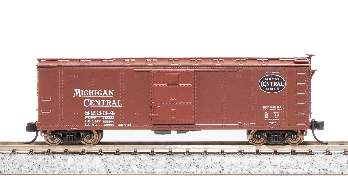 7270 NYC 40' Steel Boxcar, Variety Set A, 1930's 4-pack, (NYC, MC, P&E, B&A), N Default Title