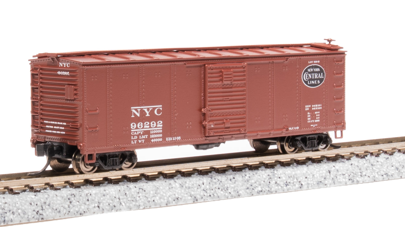 7271 NYC 40' Steel Boxcar, Variety Set B, 1930's 4-pack, (NYC, MC, P&E, B&A), N Default Title