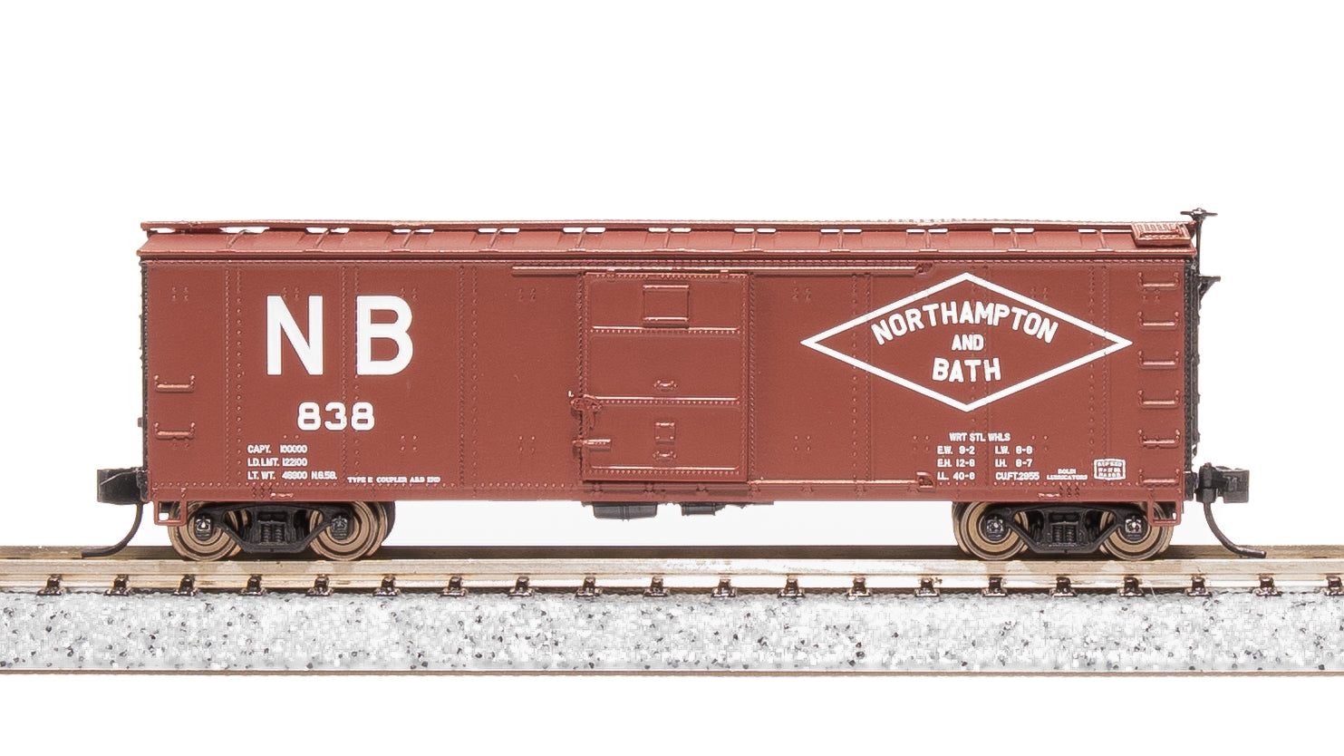 7272 NYC 40' Steel Boxcar, Variety Set C, 1950's 4-pack, (NYC, RDG, DLW, NB), N Default Title