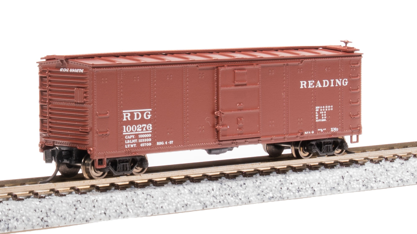 7272 NYC 40' Steel Boxcar, Variety Set C, 1950's 4-pack, (NYC, RDG, DLW, NB), N Default Title