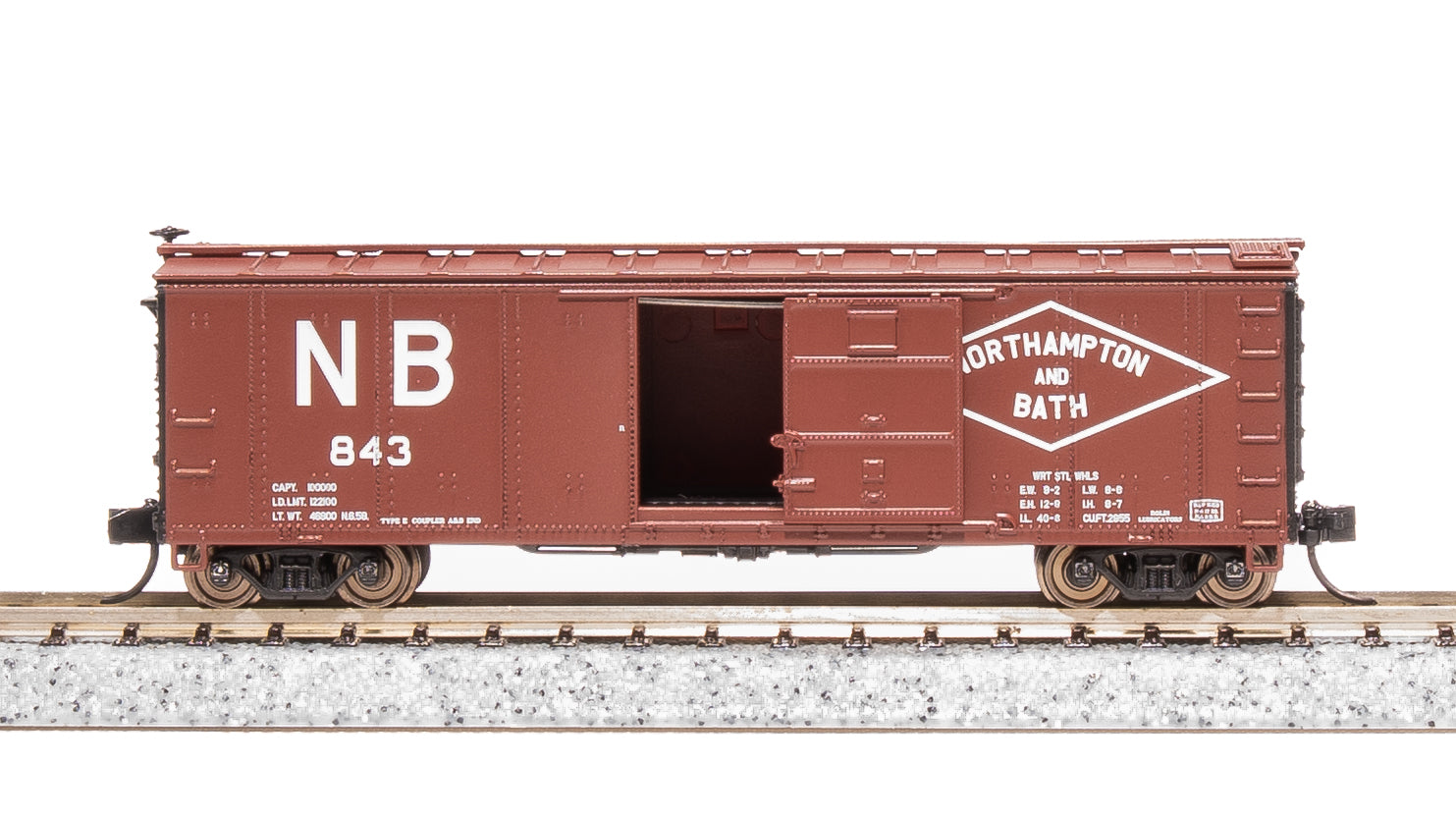 7273 NYC 40' Steel Boxcar, Variety Set D, 1950's 4-pack, (NYC, RDG, DLW, NB), N Default Title