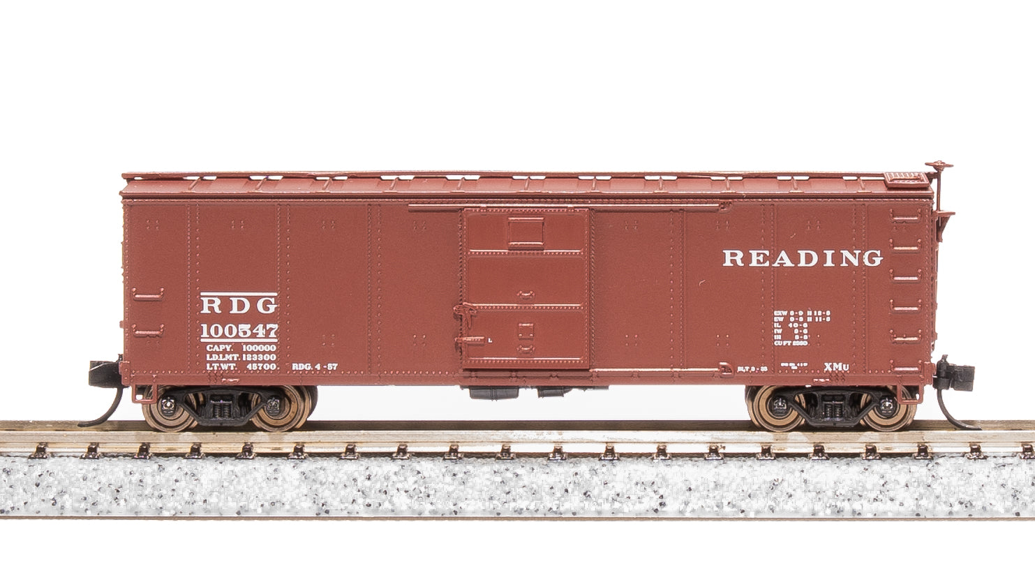 7273 NYC 40' Steel Boxcar, Variety Set D, 1950's 4-pack, (NYC, RDG, DLW, NB), N Default Title