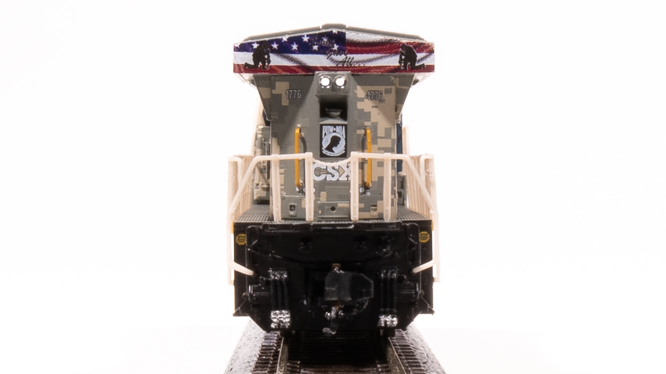 7292 GE ES44AC, CSX #1776, Pride in Service - Veterans, Paragon4 Sound/DC/DCC, N Default Title